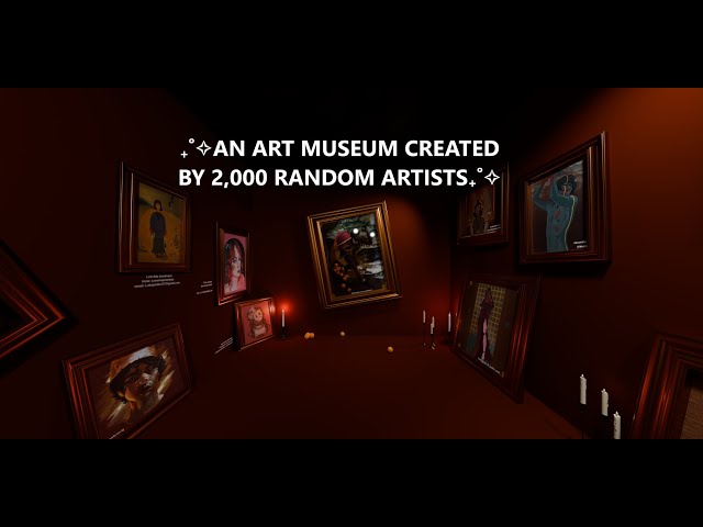 ✨Art Museum Backroom in 360° | VR / 4K ✨ (From the 3D art museum)