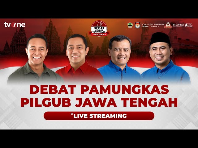 [LIVE] Debat Ketiga Calon Gubernur dan Wakil Gubernur Jawa Tengah 2024 | tvOne