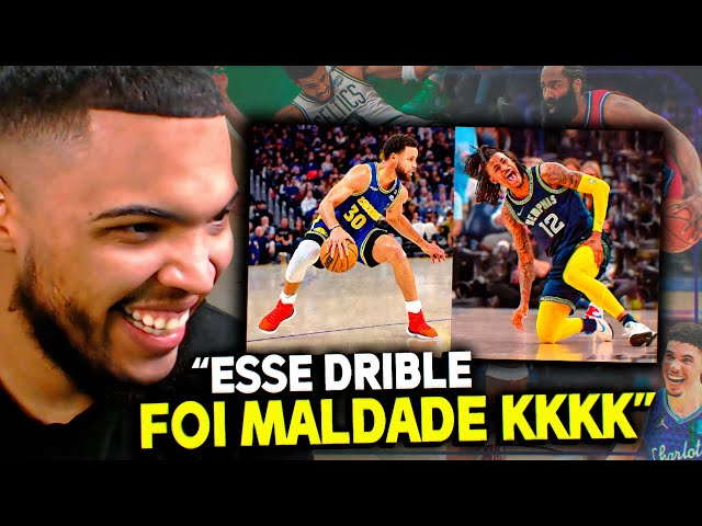 10 MINUTOS DE DRIBLES HUMILHANTES NA NBA! | React do Jota