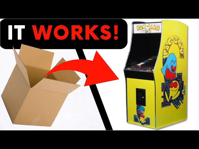 How I Made A Pac-Man Arcade Machine (Out Of Cardboard)