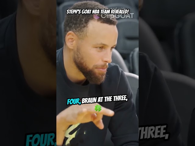 Steph Curry Reveals His All Time NBA Dream Team, IB :@DudePerfect