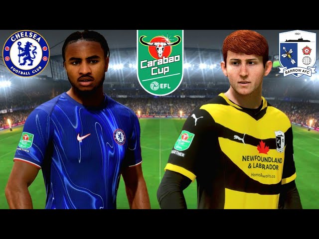 EA FC 25 - Chelsea vs. Barrow - Nkunku Neto Joao Felix Sancho - Carabao Cup 24/25 | PS5 | 4K HDR