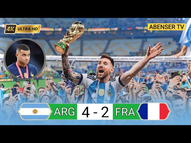 MESSI WON THE WORLD CUP TITLE 🏆 IN THE BEST AND GREATEST WORLD CUP FINAL EVER , AGAINST MBAPPE