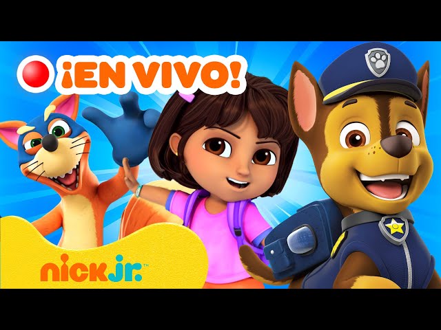 🔴 EN VIVO: ¡Dora y Swiper Conocen a la Patrulla Canina para Aventuras Asombrosas!