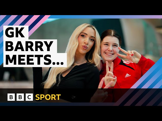 GK Barry meets Andrea Spendolini-Sirieix on a 10m diving platform | Paris 2024 Olympics | BBC Sport