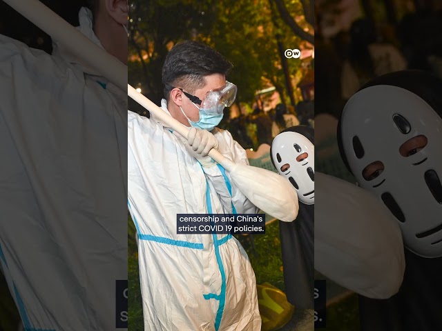 Chinese police clamp down on Halloween celebrations in Shanghai | DW News