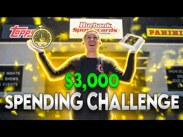 Spending Challenge At The BIGGEST Card Shop In The WORLD 💰