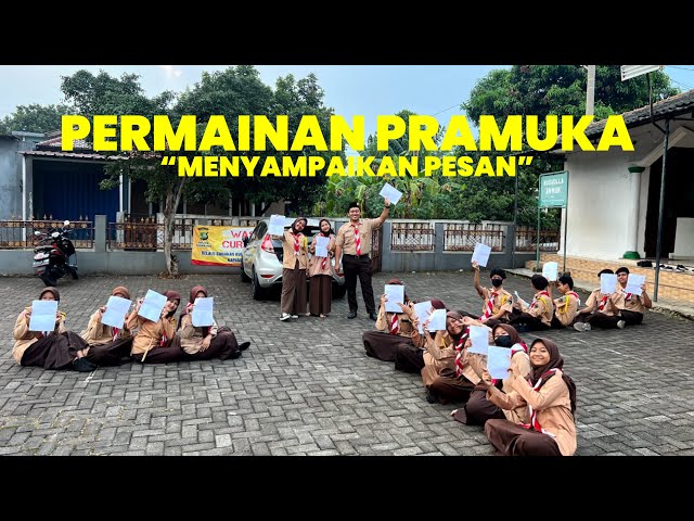 Permainan Pramuka Menyampaikan Pesan