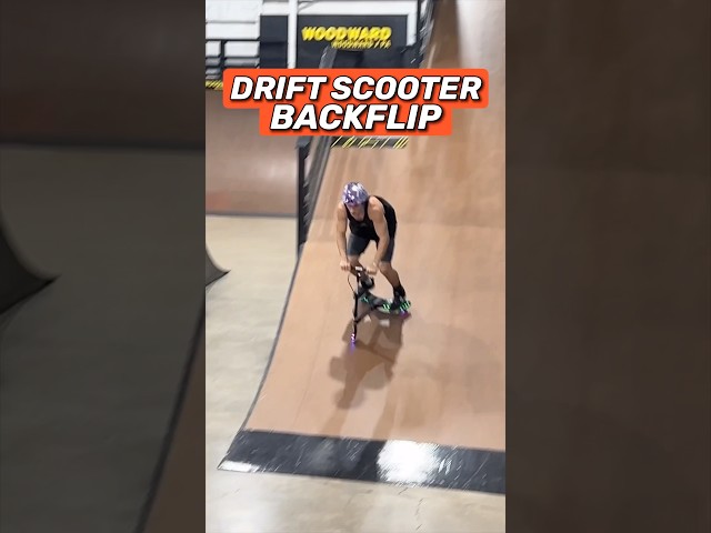 DRIFTING SCOOTER BACKFLIP?!? 😱