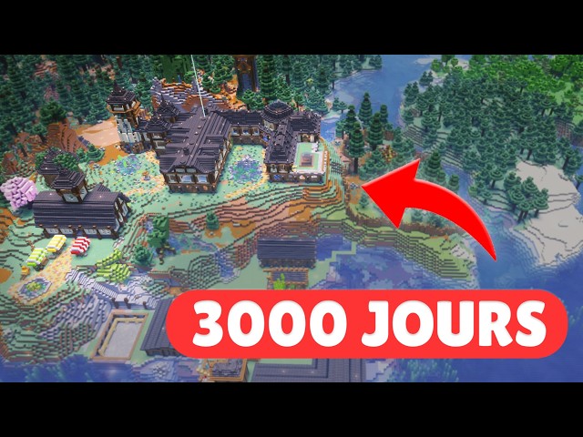 3000 jours sur notre serveur Minecraft !