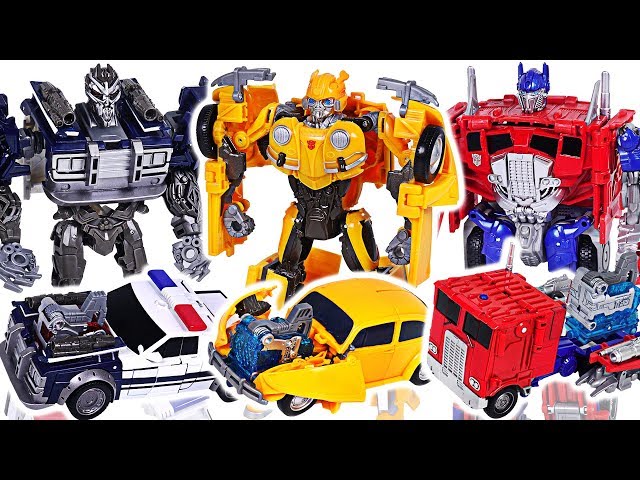 Transformers Movie Bumblebee Energon Igniters Nitro Series Optimus Prime VS Barricade! #DuDuPopTOY