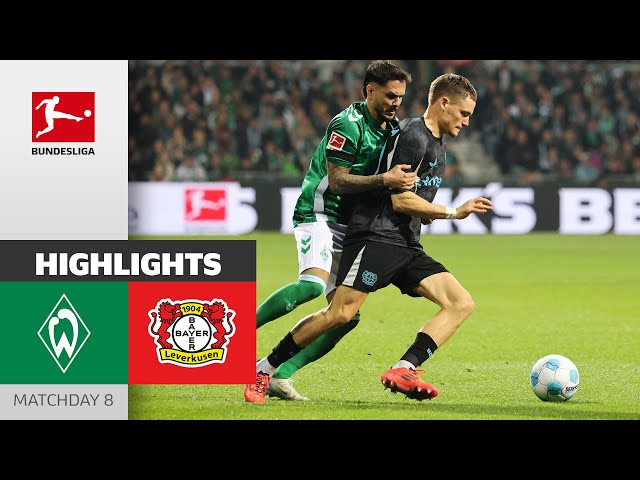 Bremen Secure Point In Last Minute! | SV Werder Bremen - Bayer 04 Leverkusen 2-2 | Highlights | MD 8