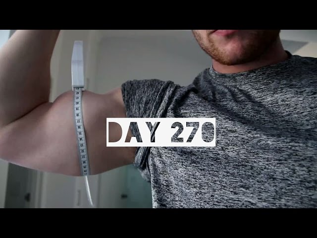 HOW BIG ARE MY ARMS AND LEGS? (BICEPS, FOREARMS, QUADS, CALVES) | MAKING GAINS DAY 270