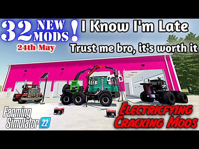 Electrifying Mods, Awesome Trucks + More  | FS22 Mod Review (Console)