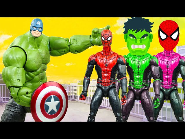 ASMR satisfying wrong heads shot top superheroes among us with orbeez #lollipop