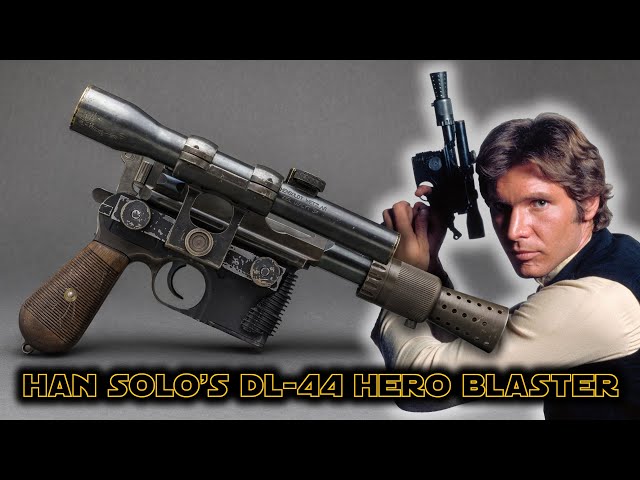 Han Solo's Star Wars A New Hope DL-44 Blaster