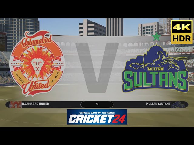 Cricket 24 PS5 - HBL PSL Mode - Full Gameplay - 4K HDR