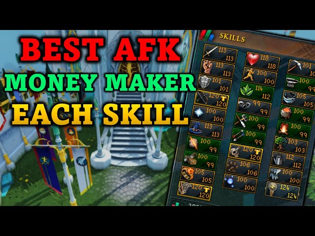 Best AFK Money Maker in Each Skill in RuneScape 3