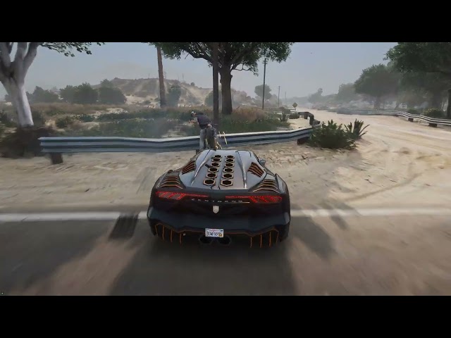 GTA 5 with PSSR @4K on PS5 Pro Console