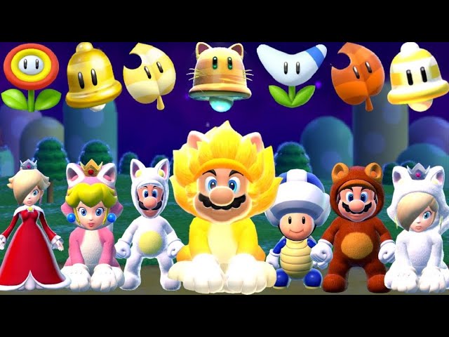 Super Mario 3D World + Bowser's Fury - All Power-Ups