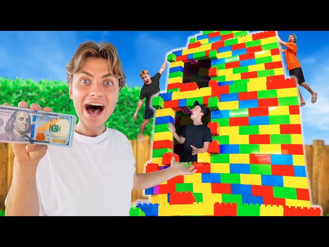 LAST TO LEAVE GIANT LEGO MANSION, KEEPS IT!!