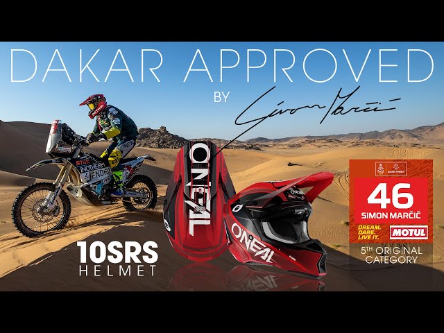 O’NEAL 10SRS Helmet – SELECTED, TESTED AND APPROVED IN THE 2021 DAKAR RALLY