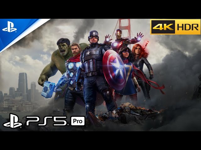 (PS5 Pro) Marvel's Avengers Looks BEAUTIFUL on PS5 Pro | Realistic Next-Gen Gameplay [4K 60FPS HDR]