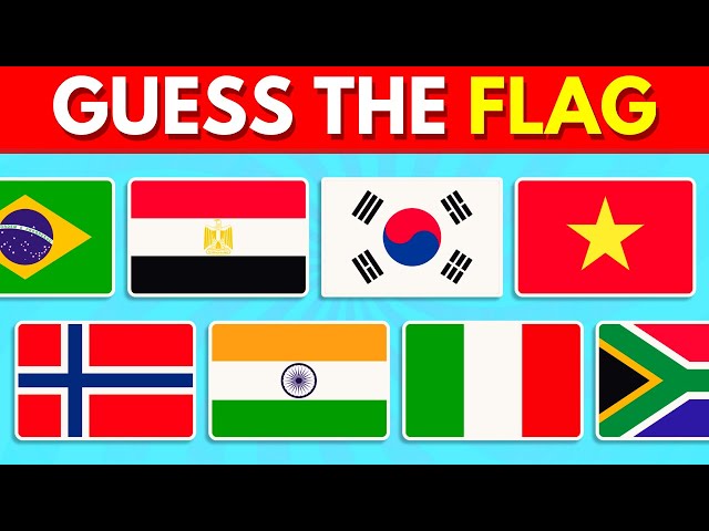 🚩 Guess the Country by the Flag | Easy, Medium, Hard, Impossible | Flag Quiz