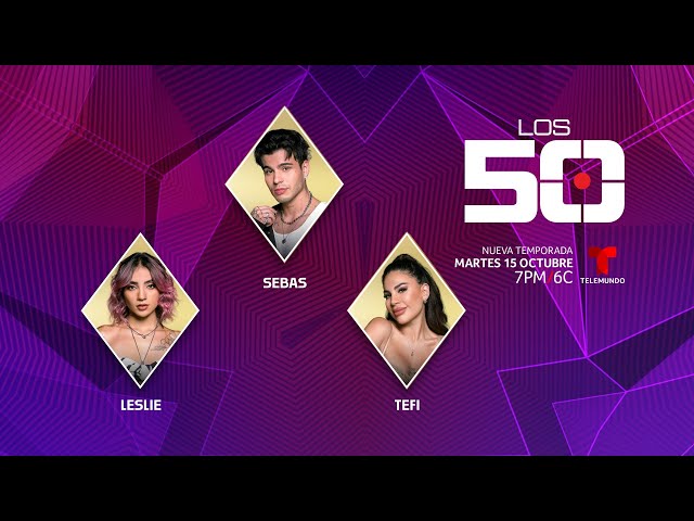 Sebastián Villalobos, Leslie Gallardo y Tefi Valenzuela se unen a Los 50 | Telemundo Entretenimiento