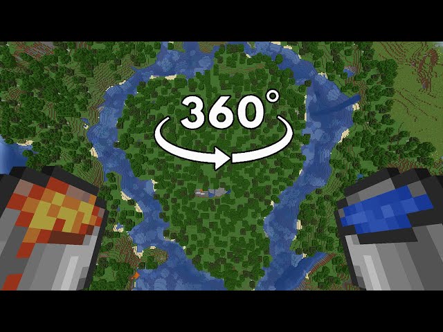 360° POV: MLG clutch in minecraft