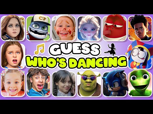 Who Is DANCING & Who is SINGING?🎵🔥Salish Matter, Diana, Wednesday, King Ferran, Tenge,Sonic, Moana 2