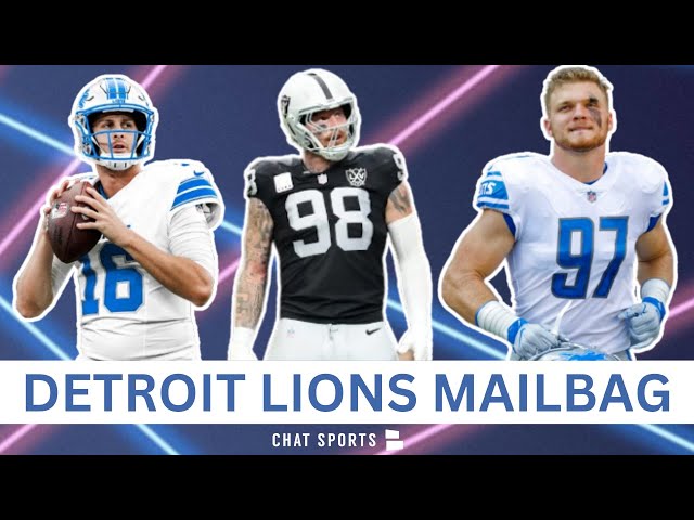 Lions Mailbag Rumors: Trade For Maxx Crobsy? Trade For A Pass Rusher? Lions vs. Cowboys + News