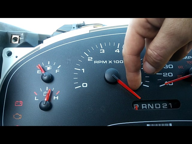 F-150 gauge cluster calibration