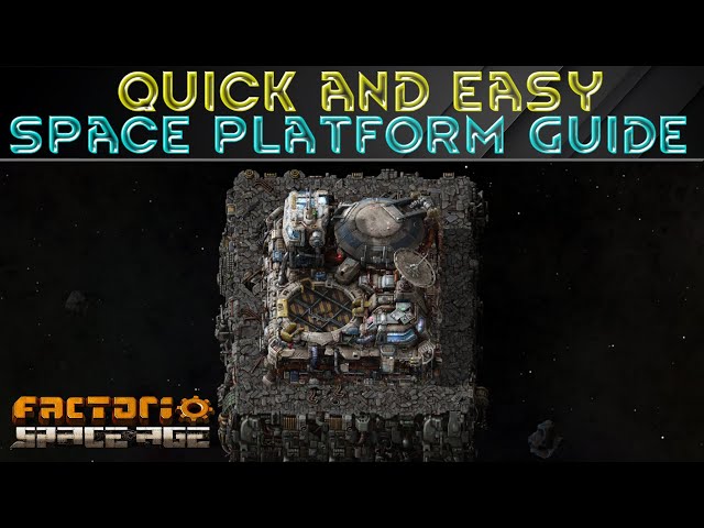 Easy SPACE PLATFORM Guide - Factorio Space Age Tutorial