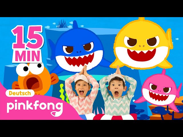 Baby-HaiㅣBaby Shark DanceㅣEnglisch lernenㅣTanzen und BewegenㅣPinkfong, Baby Hai! Kinderlieder