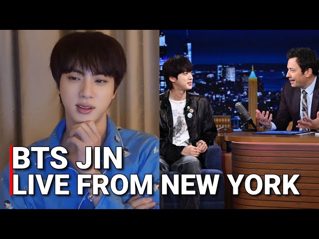 BTS Jin Weverse Live: Jin Talks About His New Episode on The Tonight Show with Jimmy Fallon 2024