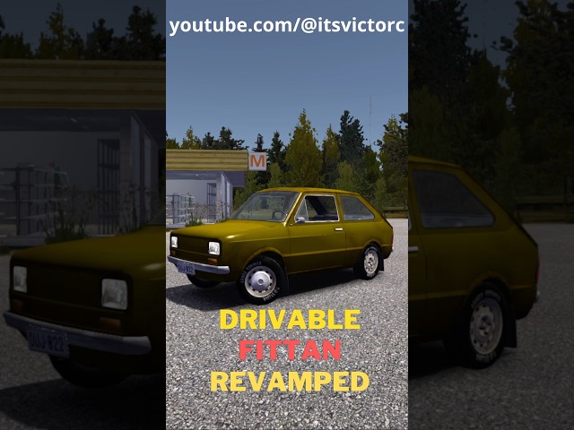 My Summer Car Shorts Review - Drivable Fittan Revamped Mod #shorts #ytshorts #mysummercar #fyp