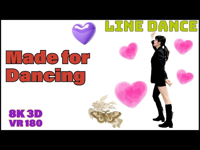 VR - 'Made for Dancing', Line Dance demo #vr #vrdance #vr180 #8k