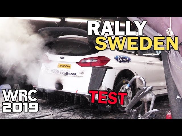 WRC Rally Sweden 2019! Test!