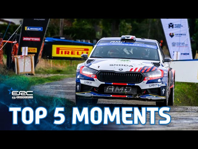 Top 5 Moments | ERC Rally Silesia 2024