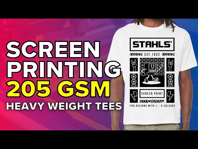 Screen Printing the New Bella + Canvas Heavy Weight T-Shirt