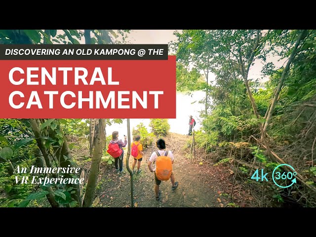 We walked along the Central Catchment and stumbled on an old settlement | 360° VR Experience