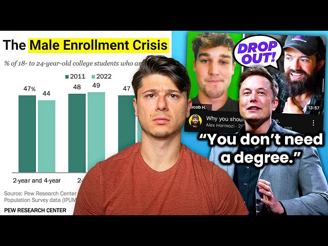 Why Aren't Young Men Going To College?