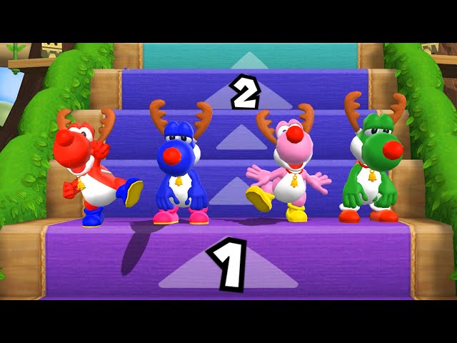 Mario Party 9 Step It Up - Yoshi Battle (Master Difficulty)