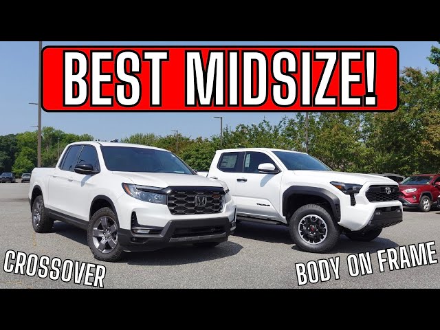 2024 Honda Ridgeline Trailsport vs Toyota Tacoma TRD | Opposite Style Same Price!