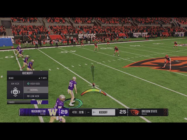 High Onside Kick Money set up EA SPORTS CFB 25