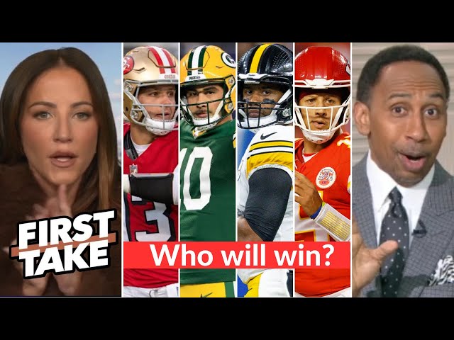 FIRST TAKE | Kay Adams bold predictions NFL Week 12: Packers vs 49ers; Chiefs vs Panthers; Steelers