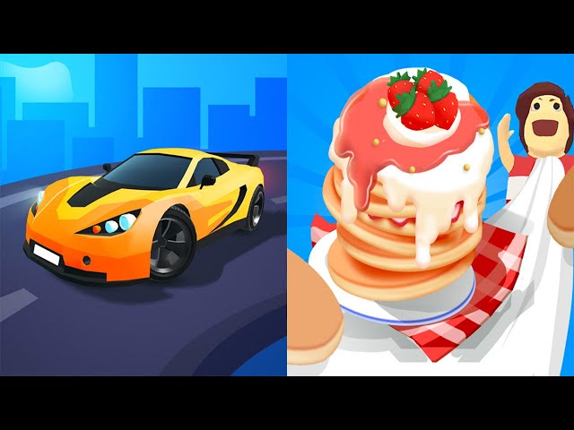 Race Master 3D VS Pancake Run - All Levels Gameplay Android iOS Ep 1