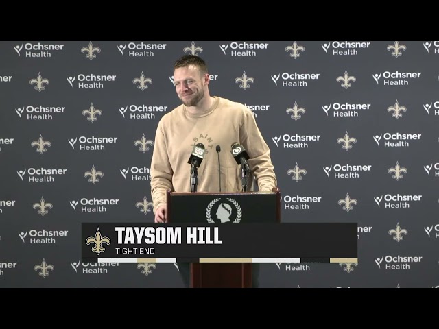 Taysom Hill talks HUGE Game | Saints-Browns Postgame | 2024 NFL Week 11