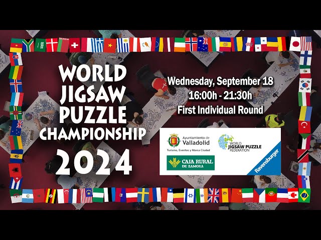 02 WORLD JIGSAW PUZZLE CHAMPIONSHIP 2024 - First Individual Round